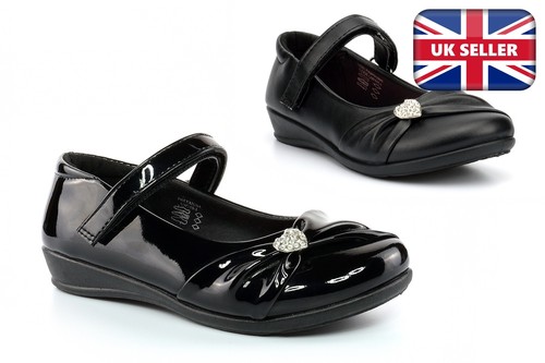Brass girls school shoes - us,