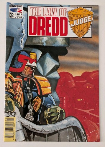 The law dredd 33 fleetway - law,