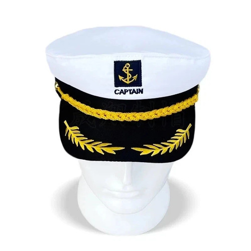 Adult navy captain hat - navy,