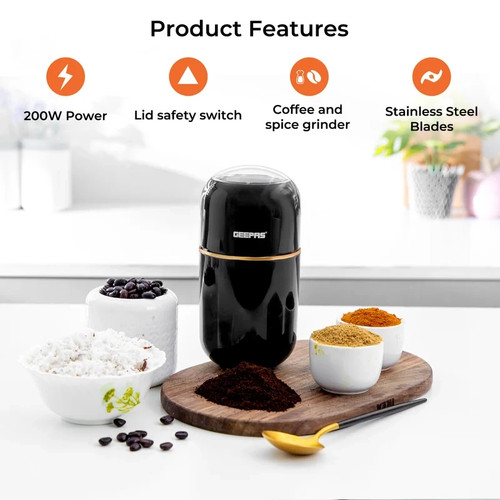 Geepas coffee grinder - geepas,