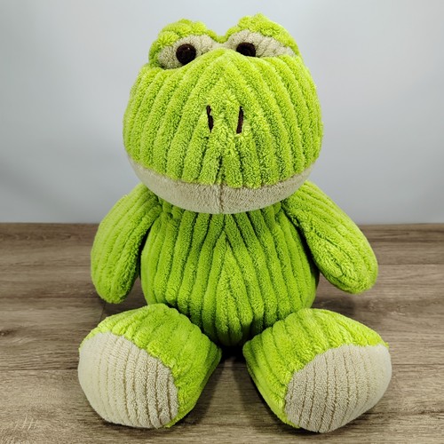 Sainsburys frog corduroy plush - corduroy,