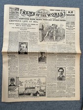 Crippen murder news the - crippen, of