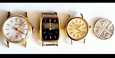Job Lot of 3X Ladies Avia 15 Jewel Manual wrist watch+ Jean Renet +Bulova Quatrz