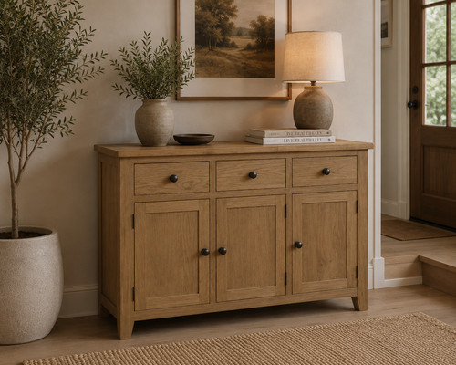 Solid oak waxed - solid,