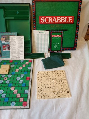 Vintage scrabble deluxe with - scrabble,