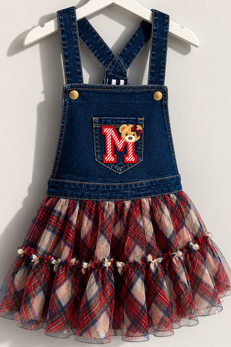 Monnalisa denim dress - monnalisa,