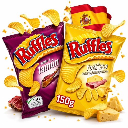 Ruffles spanish crisps - ruffles,