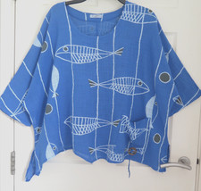 WOMENS MADE IN ITALY AZURE