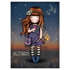 Gorjuss Collection Greetings Card - Sagittarius - Flaming Heart - NEW-FREE P&P