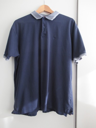 Ewm navy blue polo shirt - navy, size