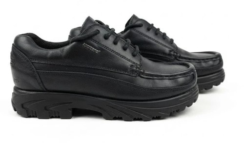 Kickers black leather chunky - kickers,