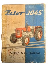 Zetor 3045 Manual Book 1966