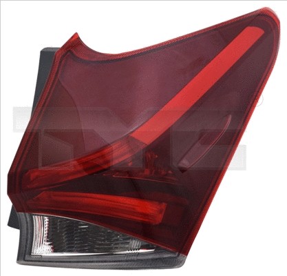 Right combination rear light - rear,