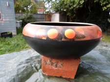 ANTIQUE WILKINSON CERAMIC FRUIT BOWL ART DECO ROYAL STAFFORDSHIRE POTTERY 1930s