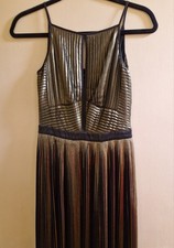 Karen Millen Metallic Bronze