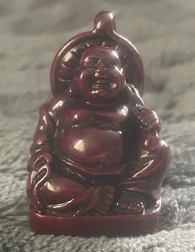 Vintage miniature red resin - miniature,