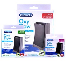 Oxy Flow Cold Water Tropical Aquarium Fish Tank Air Pump and Kits 38L/100L/300L