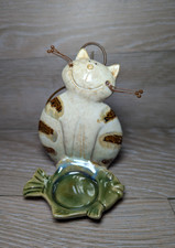 Ceramic Cat Trinket Dish