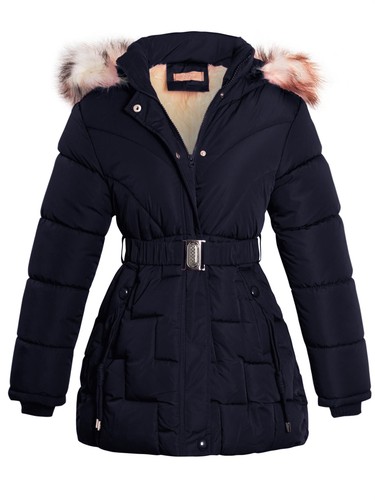 Girls quilted jacket padded - girls,