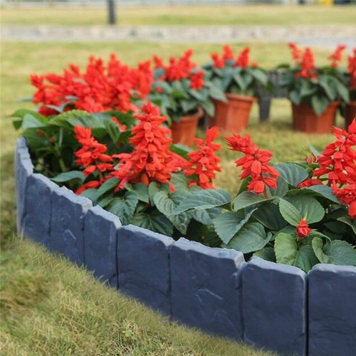 Cobbled stone effect plastic - stone,