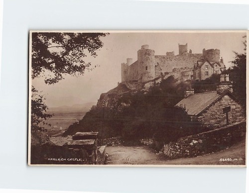 Postcard harlech castle - postcard,