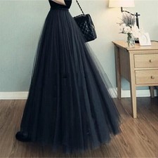 98cm Length Black Tulle Skirt