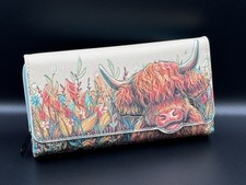 Highland Cow Embossed Purse