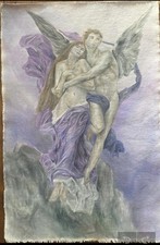 Eros and Psyche-hand painted