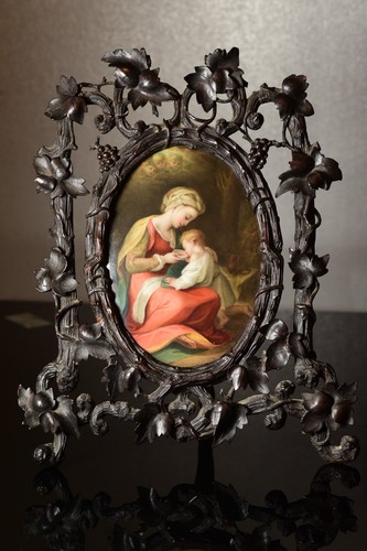 Antique porcelain plaque - antique,