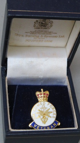 Armed forces veteran enamel - hm,
