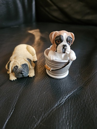 Vintage animal dog figurines - vintage,