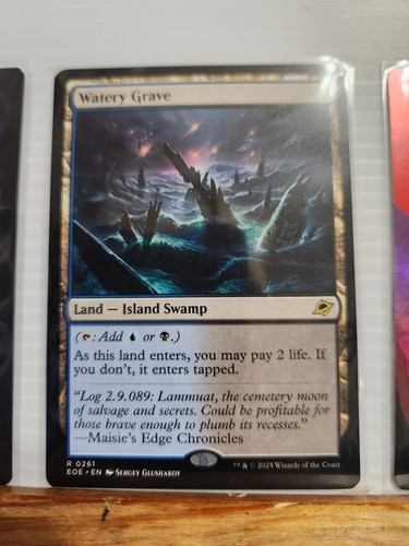 Watery grave edge - watery,