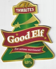 USED PUMP CLIP FRONT - THWAITES BREWERY - GOOD ELF (B)