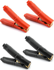 4 Pack 100A Jump Lead Clamps