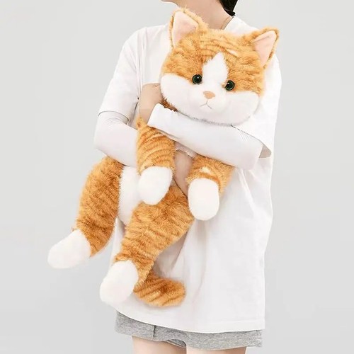 Lying cat plush - plush, toy