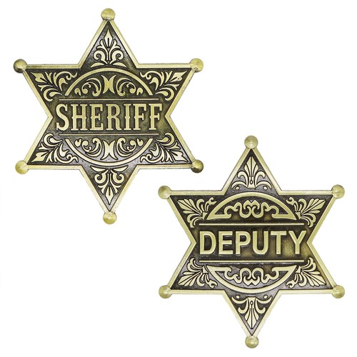 Kids adult girls metal sheriff - kids,