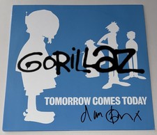 SIGNED DAMON ALBARN GORILLAZ TOMORROW COMES TODAY VINYL RARE AUTHENTIC 