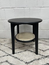 John Lewis Rattan Side Table, Black RRP229