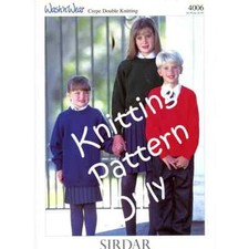 New Sirdar 4006 Wash 'n' Wear