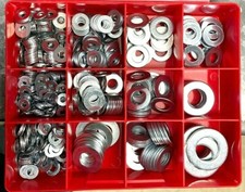  CHAMPION FLAT WASHERS ASSORTMENT KIT - METRIC & IMPERIAL  - 695 Pces  - CA576