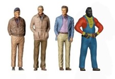 1/18 (Other Sizes Available) THE A TEAM Figure Set - Unpainted.