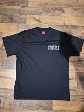 Corteiz Gothic Logo T-Shirt Size L, Black, White Print