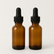 Amber Glass Dropper Bottle