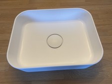 Matt White Rectangular Counter