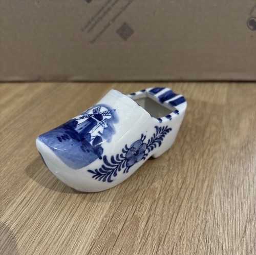 Delft vintage porcelain clog - delft,