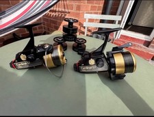 ABU CARDINAL 57 X 2 With Alloys Spools with line clips plus X 4 spares 