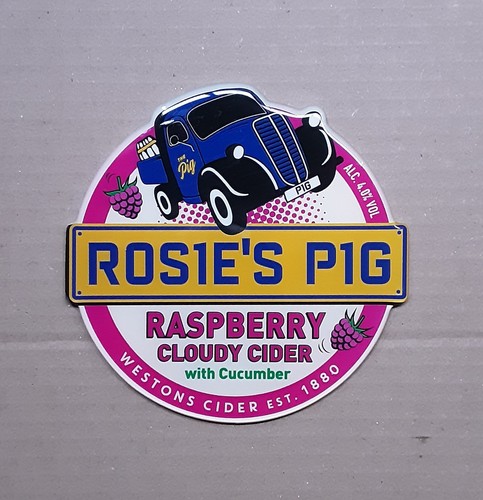 Westons cider new - westons, pig