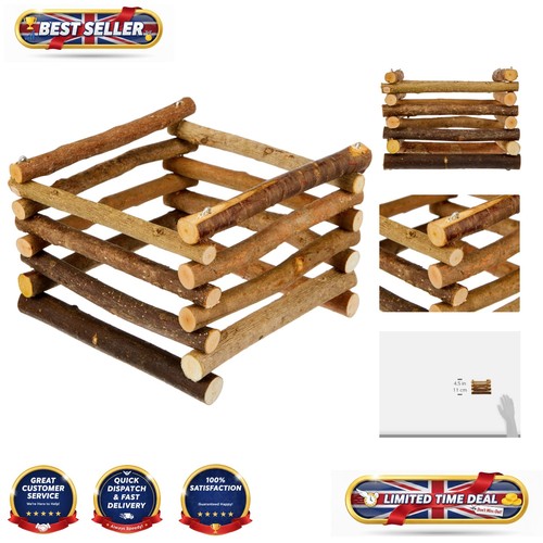 Collapsible 15cm wooden hay - wooden,