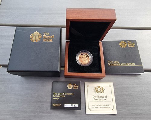 2013 22ct gold full sovereign - 2013,