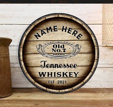 Personalised Bourbon whiskey